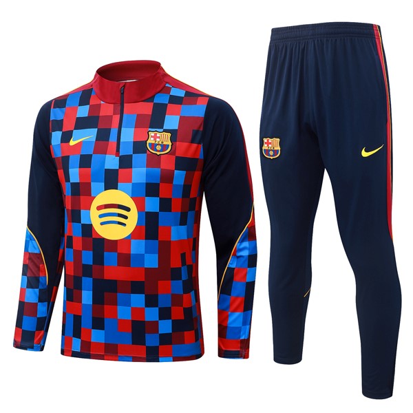 Sudadera De Training Barcelona 2026/27 Azul Rojo